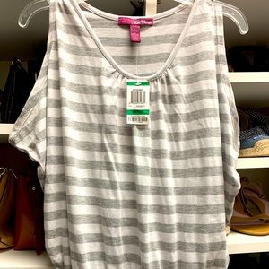 NWT Girls Epic Threads Knit Peplum Top Size Large